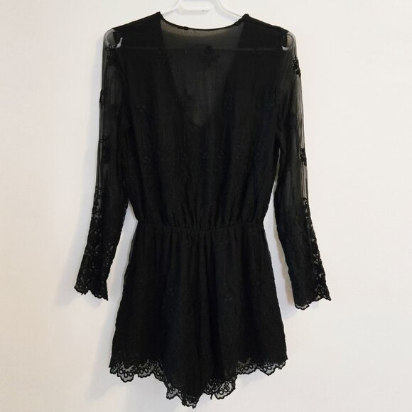Zimmermann Lucia Silk Embroidered Romper Black S0 b53E - Picture 4 of 10